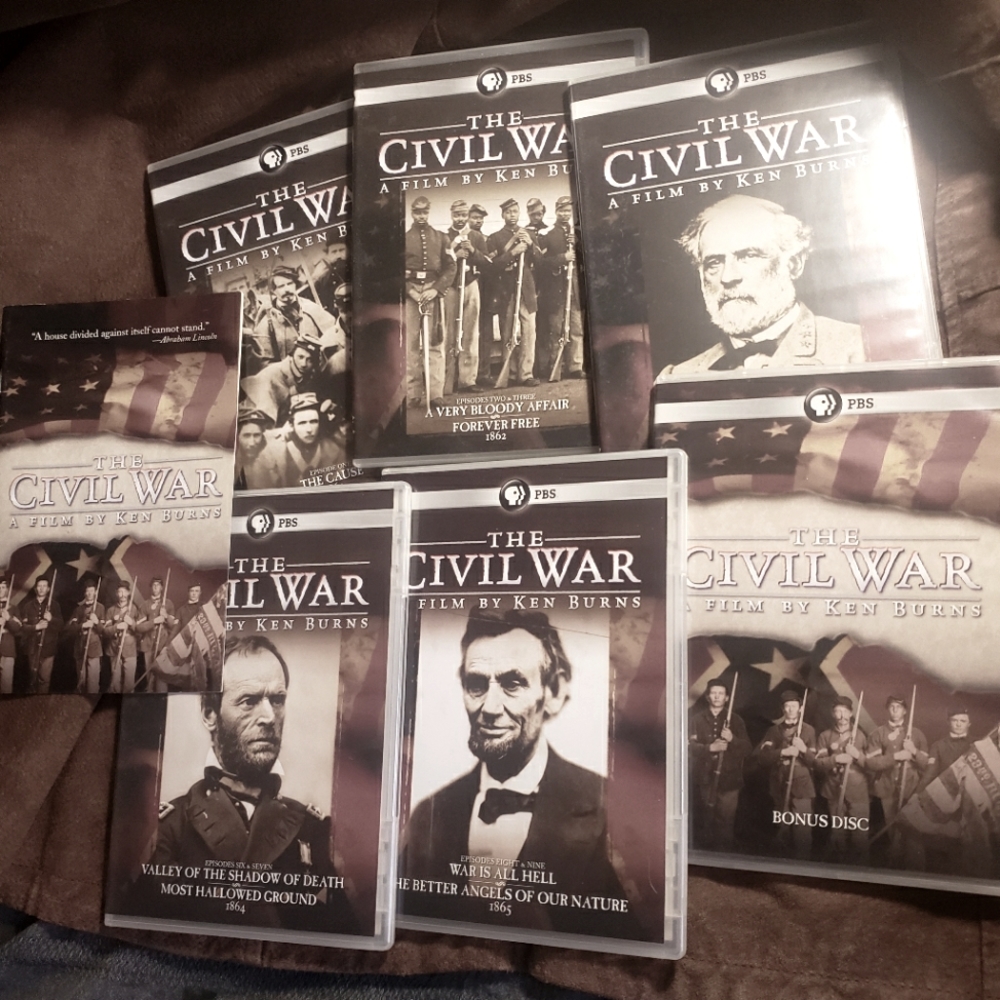 CIVIL WAR  PBS 6 dvds  Ken Burns